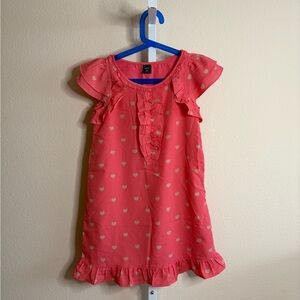 GAP Pink Heart Print Kids Dress
